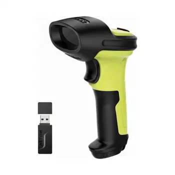Inateck BCST-72 verde lettore di codici a barre 1D Bluetooth con base di ricarica