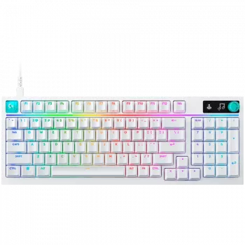 Logitech G316 X 98 tastiera da gaming cablata - bianca - US International - tattile