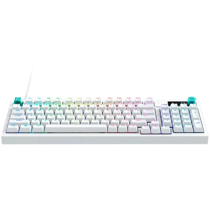 Logitech G316 X 98 tastiera da gaming cablata - bianca - US International - tattile