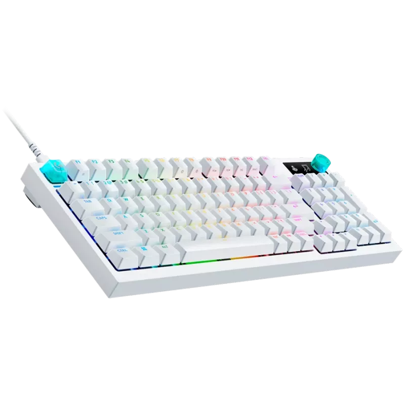 Logitech G316 X 98 tastiera da gaming cablata - bianca - US International - tattile