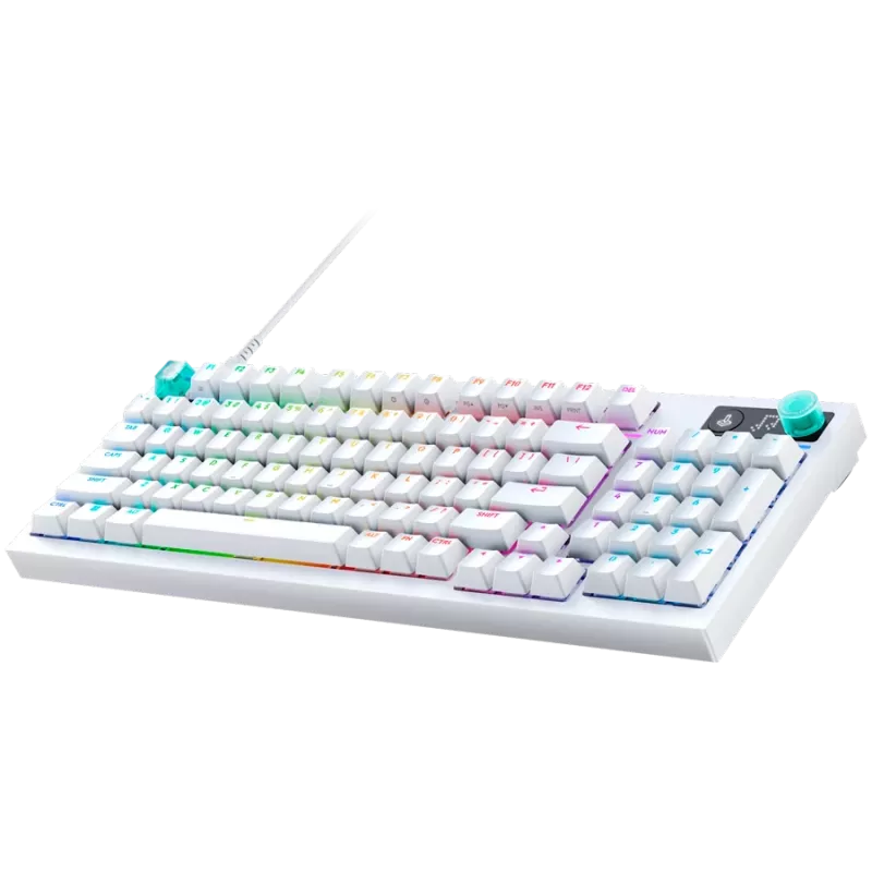 Logitech G316 X 98 tastiera da gaming cablata - bianca - US International - tattile