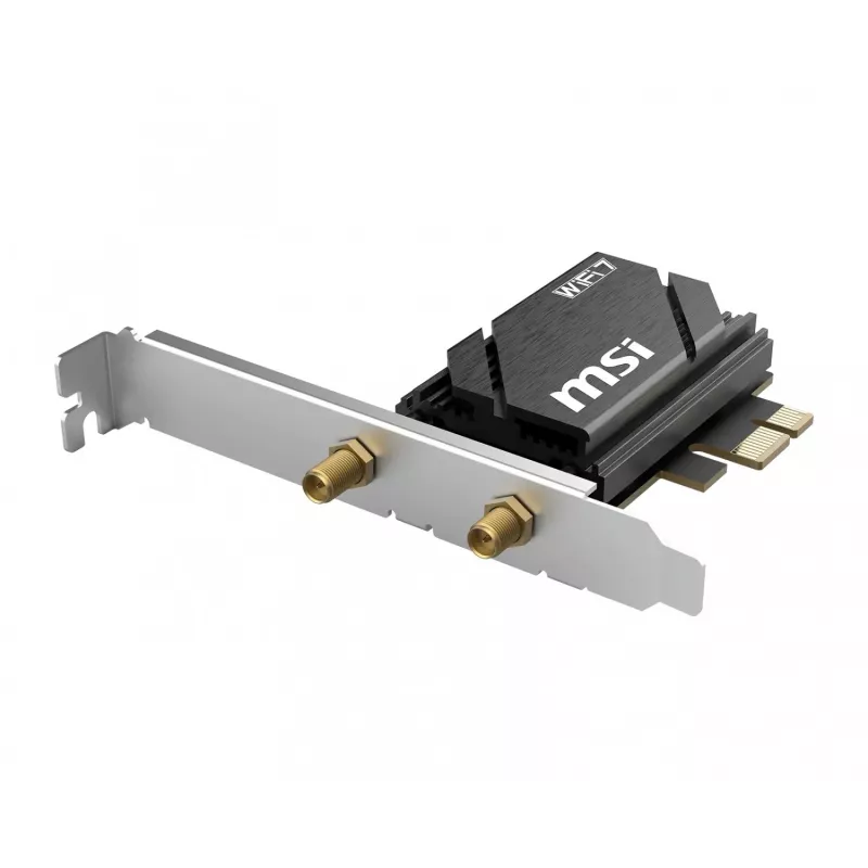 MSI Herald BE6500 scheda di rete WiFi 7 PCIe
