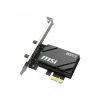MSI Herald BE6500 scheda di rete WiFi 7 PCIe