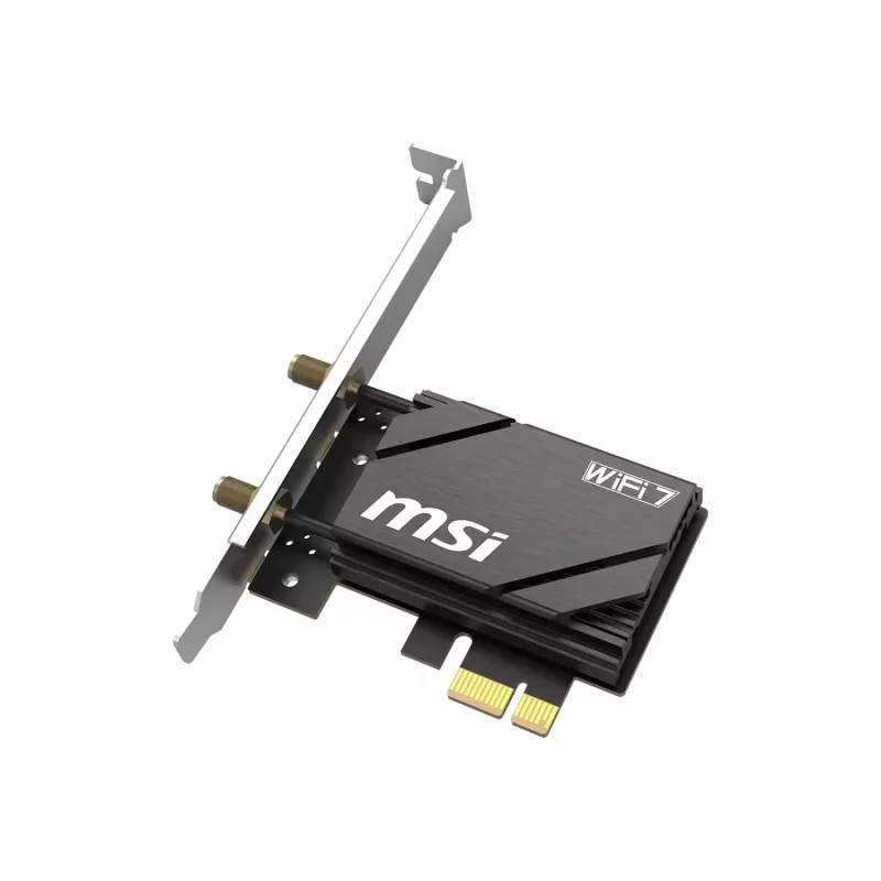 MSI Herald BE6500 scheda di rete WiFi 7 PCIe