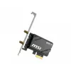 MSI Herald BE6500 scheda di rete WiFi 7 PCIe