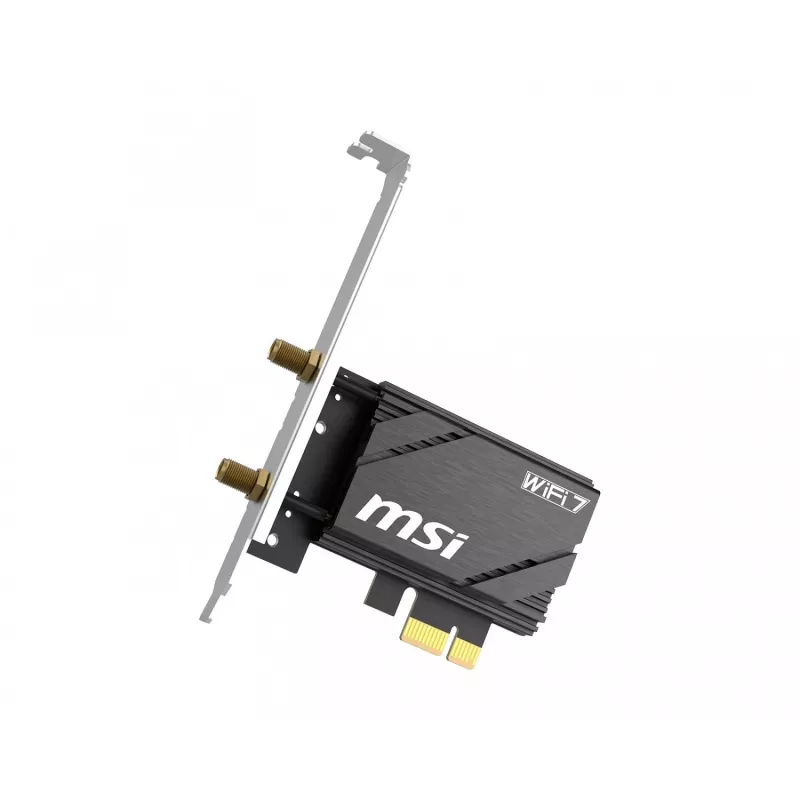 MSI Herald BE6500 scheda di rete WiFi 7 PCIe