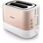 Philips Viva Collection HD2638/11 tostapane 2 fette 950 W oro rosa, bianco