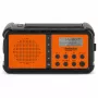 TechniSat TechniRadio Solar 2 radio portatile DAB+/FM con pannello solare e manovella, nero/arancione