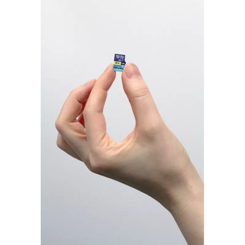 GOODRAM microSDXC 64GB V30 UHS-I U3 RIVAL + adattatore