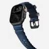 Cinturino NOMAD Rocky Point per Apple Watch 46mm/49mm blu navy/nero