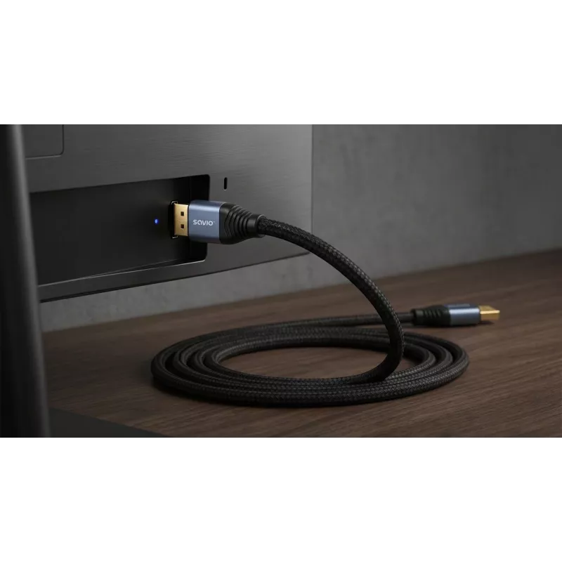 SAVIO CL-210 Cavo DisplayPort 2.1 2m nero