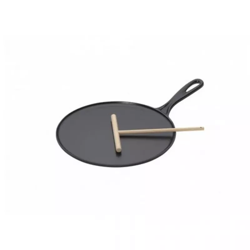Le Creuset Padella per crêpe in ghisa 27 cm nero