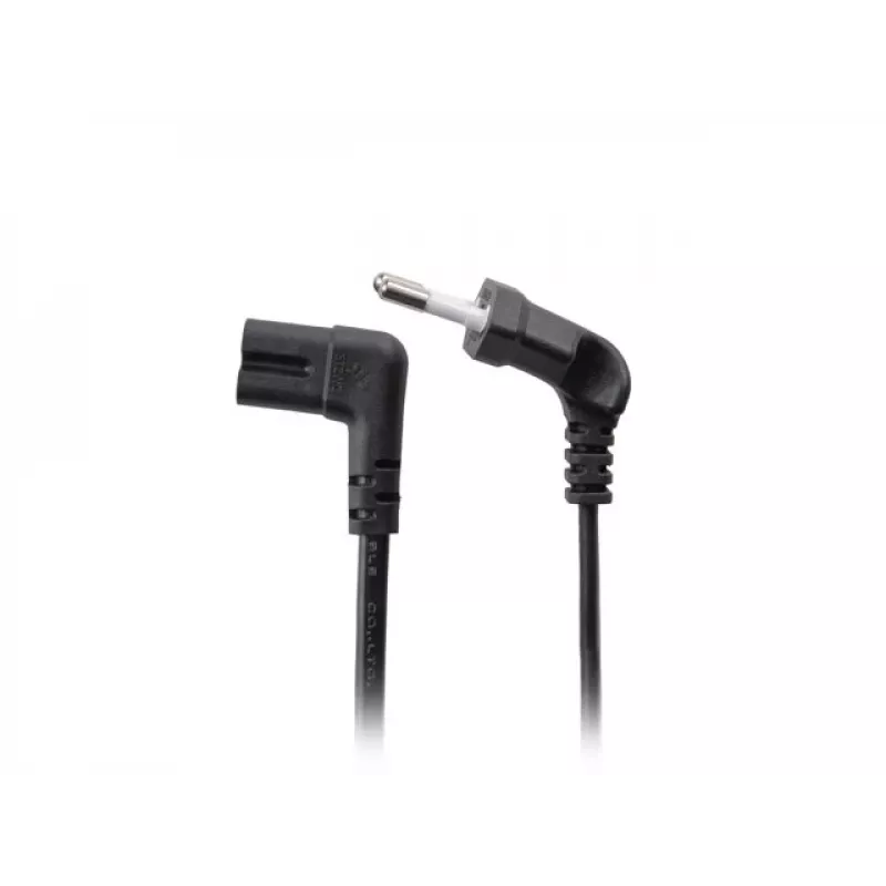 LANBERG Cavo di alimentazione CEE 7/16 a IEC 320 C7 3m angolato VDE nero