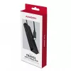 AXAGON HUE-C2C Hub da viaggio USB-C 5 Gbps, 2x USB-A + 2x USB-C, USB-C Power IN, cavo da 19 cm