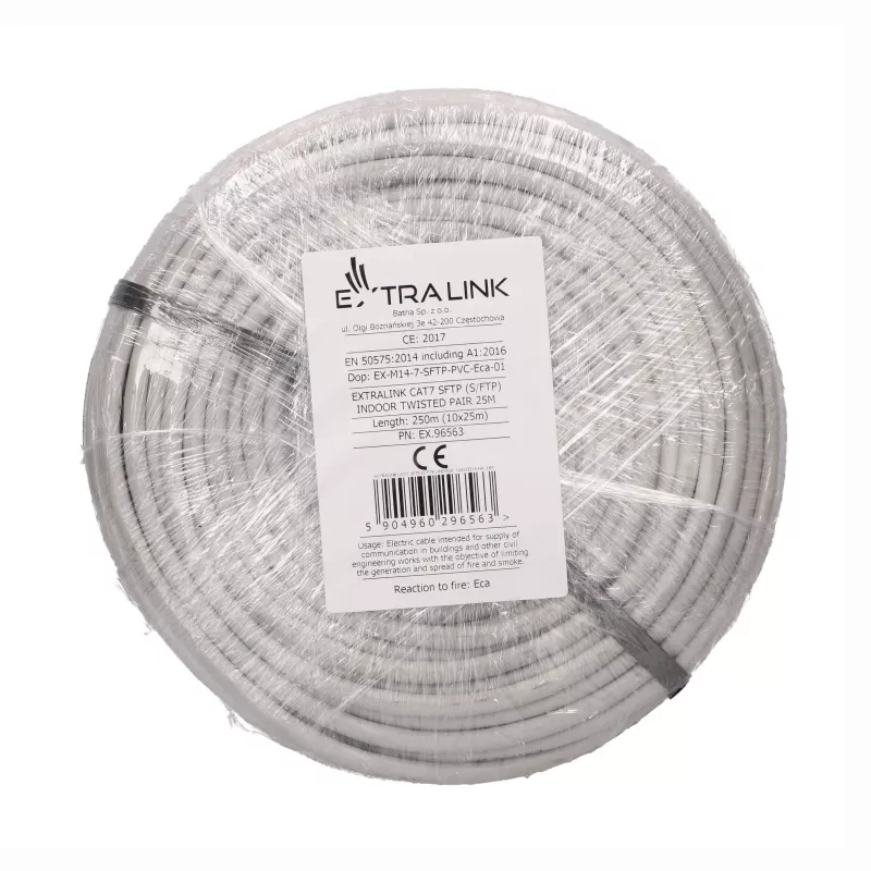 Cavo di rete EXTRALINK CAT7 S/FTP Indoor Twisted Pair 25m