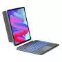 Inateck KB04118 Tastiera per iPad Pro 12.9 (3a-6a gen.) e iPad Air 13, QWERTZ, grigia