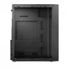 Case per computer mid-tower Logic Concept J23 PRO nero con vetro temperato, USB-C, ventole ARGB