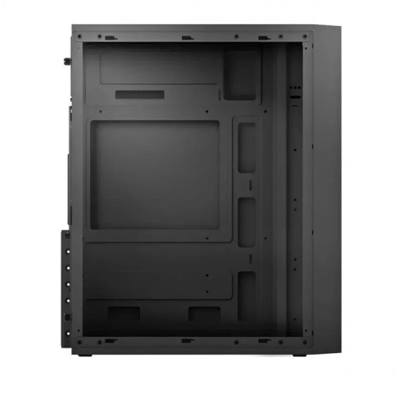 Case per computer mid-tower Logic Concept J23 PRO nero con vetro temperato, USB-C, ventole ARGB