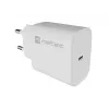 NATEC Ribera Caricabatterie da parete 1x USB-C 20W bianco