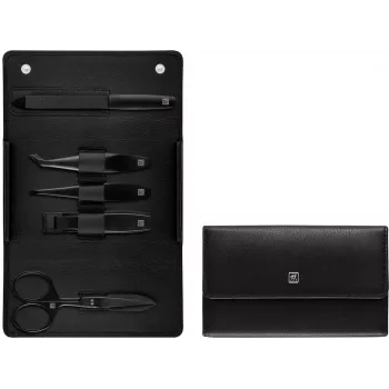 ZWILLING Set manicure in pelle 5 pz. nero (97003-004-0)
