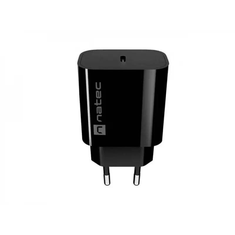 NATEC Ribera Caricabatterie da parete USB-C 20W nero