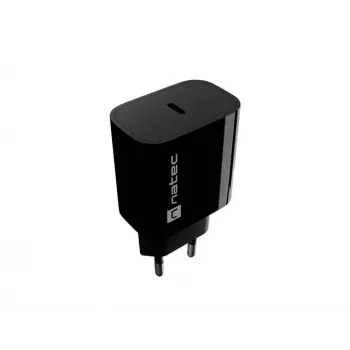 NATEC Ribera Caricabatterie da parete USB-C 20W nero