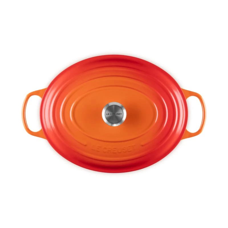 Le Creuset Signature Arrostiera ovale 35cm rossa
