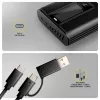 AXAGON EEM2-SD2B Case esterno 10Gbps M.2 NVMe/SATA SSD con indicatore LED, USB-C, nero