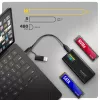 AXAGON EEM2-SD2B Case esterno 10Gbps M.2 NVMe/SATA SSD con indicatore LED, USB-C, nero