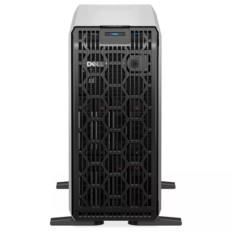 Dell PowerEdge T360 server tower, Intel Xeon 6333P, 32 GB, 480 GB SSD, 8x 3,5 pollici, PERC H755, iDRAC9, 700 W, 3Y Basic NBD