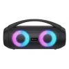 Denver BTG-618 altoparlante Bluetooth portatile per feste 200W con luci LED, nero