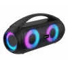 Denver BTG-618 altoparlante Bluetooth portatile per feste 200W con luci LED, nero