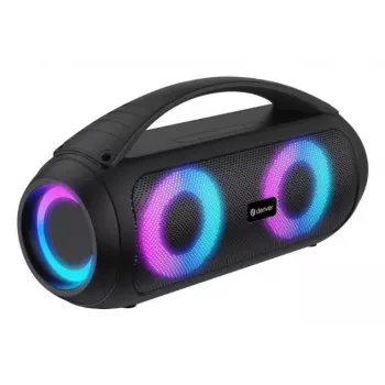 Denver BTG-618 altoparlante Bluetooth portatile per feste 200W con luci LED, nero