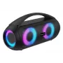 Denver BTG-618 altoparlante Bluetooth portatile per feste 200W con luci LED, nero