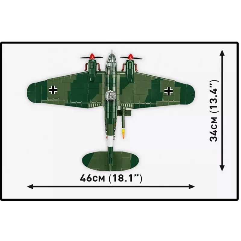 COBI Heinkel HE 111 H-22 con bomba volante V1 set di costruzioni 927 pezzi