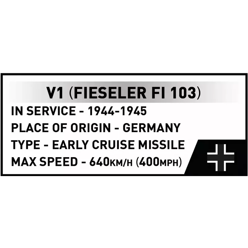 COBI Heinkel HE 111 H-22 con bomba volante V1 set di costruzioni 927 pezzi