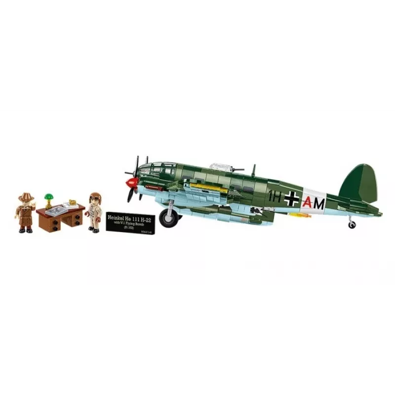 COBI Heinkel HE 111 H-22 con bomba volante V1 set di costruzioni 927 pezzi