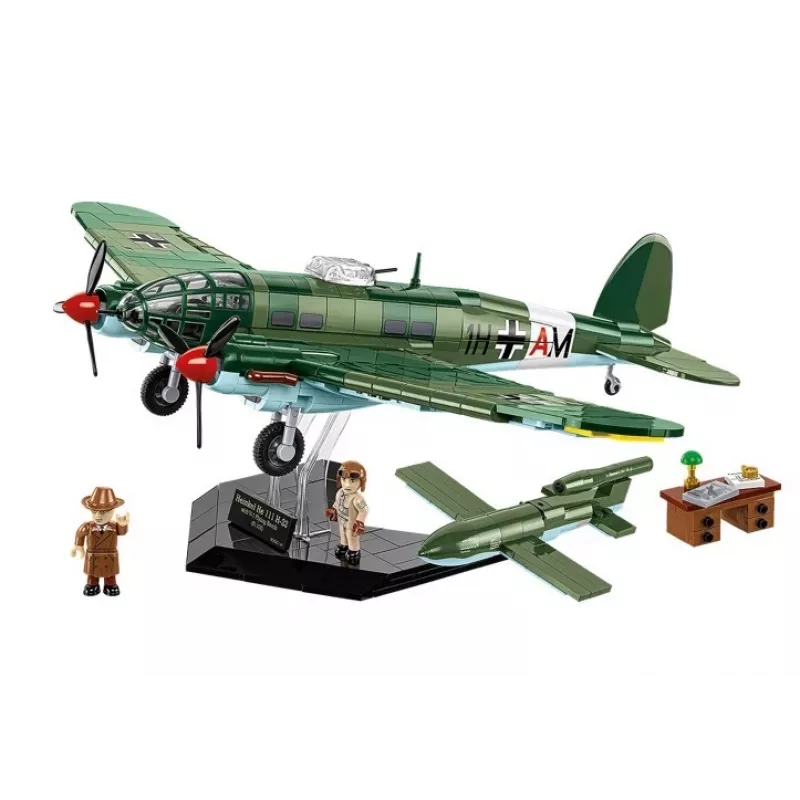 COBI Heinkel HE 111 H-22 con bomba volante V1 set di costruzioni 927 pezzi