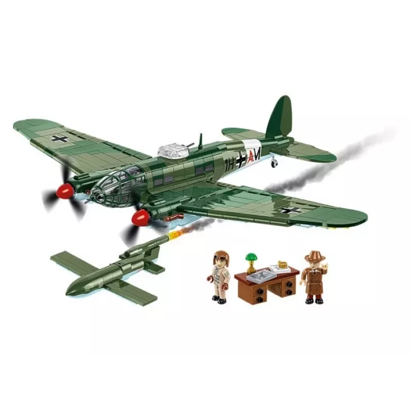 COBI Heinkel HE 111 H-22 con bomba volante V1 set di costruzioni 927 pezzi