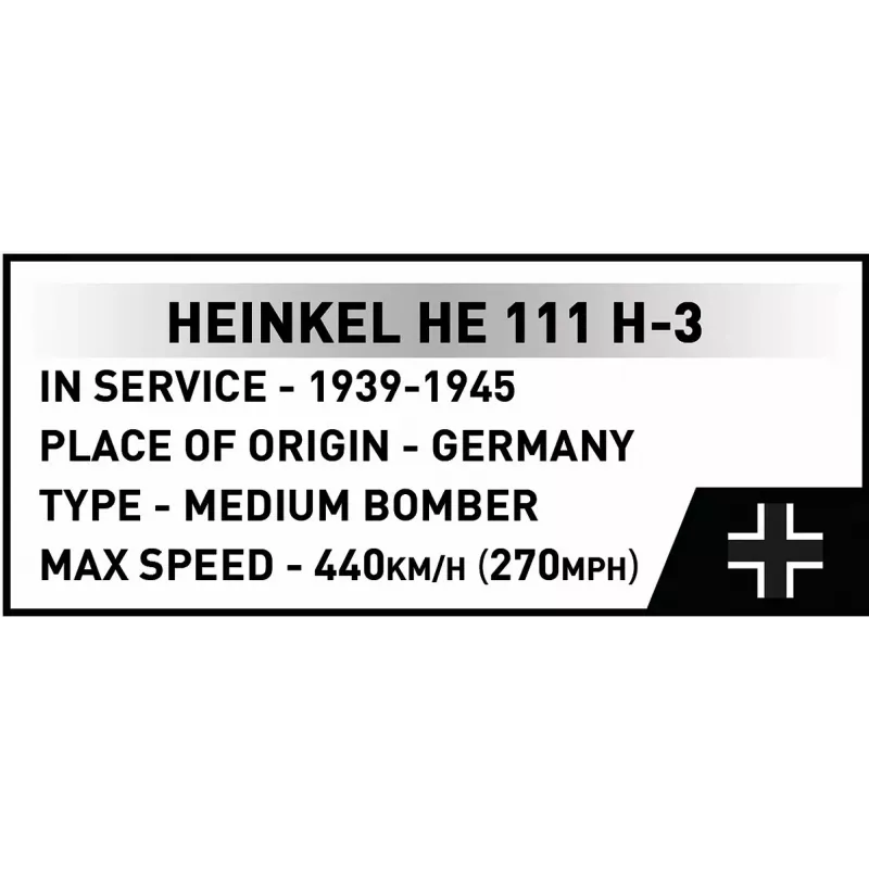 COBI costruzioni Heinkel HE 111 H-3 788 pezzi
