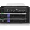 ICY BOX FatCage 2x 2.5/3.5 SATA HDD/SSD RAID 1 in vano 5.25 nero/argento