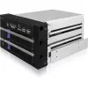 ICY BOX FatCage 2x 2.5/3.5 SATA HDD/SSD RAID 1 in vano 5.25 nero/argento