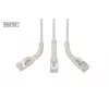 DIGITUS CAT 6A F-FTP cavo patch angolare, rame, 2 m, grigio, 10 pz.