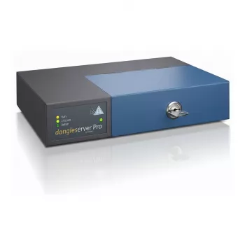 SEH dongleserver Pro (UK) - Server per dispositivi USB con 5 porte USB 2.0, Gigabit Ethernet, spina UK