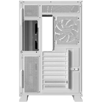 Case per PC mid-tower Krux Atron bianco con vetro temperato