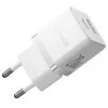 Baseus Palm 20W caricatore da parete USB-C + USB-A, bianco