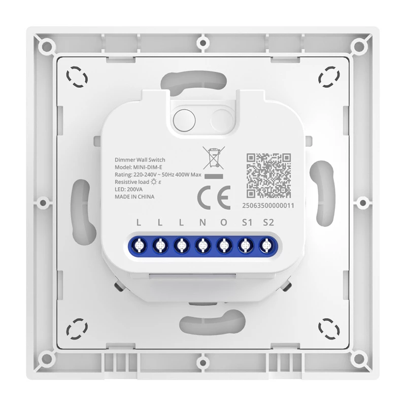 SONOFF MINI-DIM-E Interruttore/dimmer smart WiFi da parete con Matter