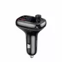 Baseus S-13 Trasmettitore FM Bluetooth per auto con QC 3.0/4.0 PD, vivavoce, indicatore LED, nero