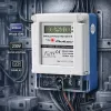 Qoltec Contatore di energia elettronico monofase 230V 5(60)A LCD