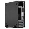 Akyga AK-502-02BK Case per PC SFF, Micro-ATX / Mini-ITX, 2x USB 3.0, senza alimentatore, nero